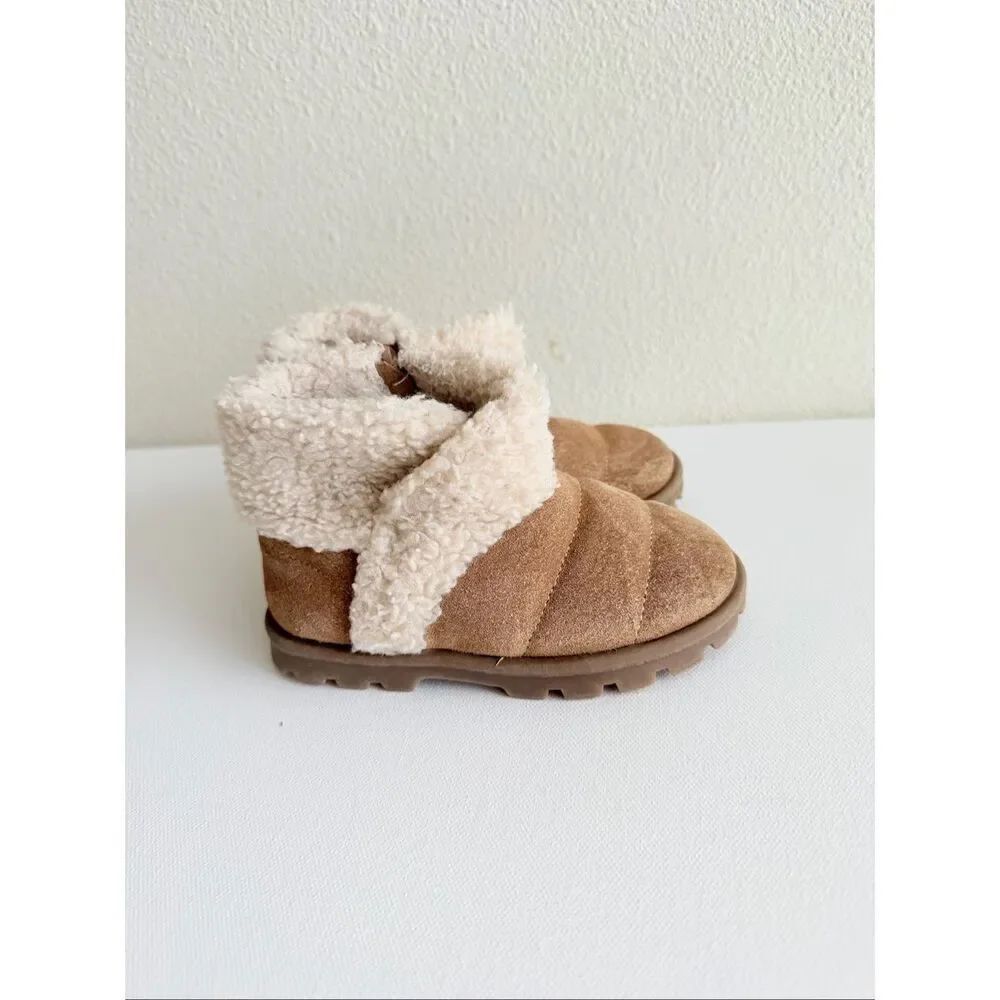 Zara Tan Girls Toddler shoes size 23 (6.5-7 US)